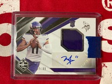 2021 Panini Limited Autograph AUTO Jersey #121 Kellen Mond #5/99 Rookie RC