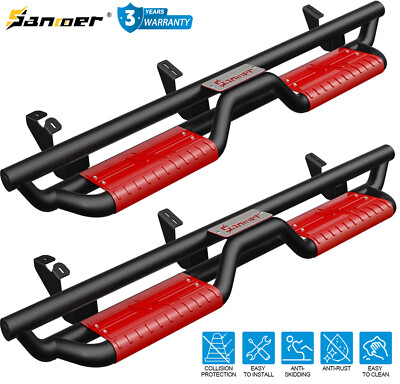 Drop Running Boards for 2024 2025 Toyota Tacoma Double Cab Steel Side Step Bars