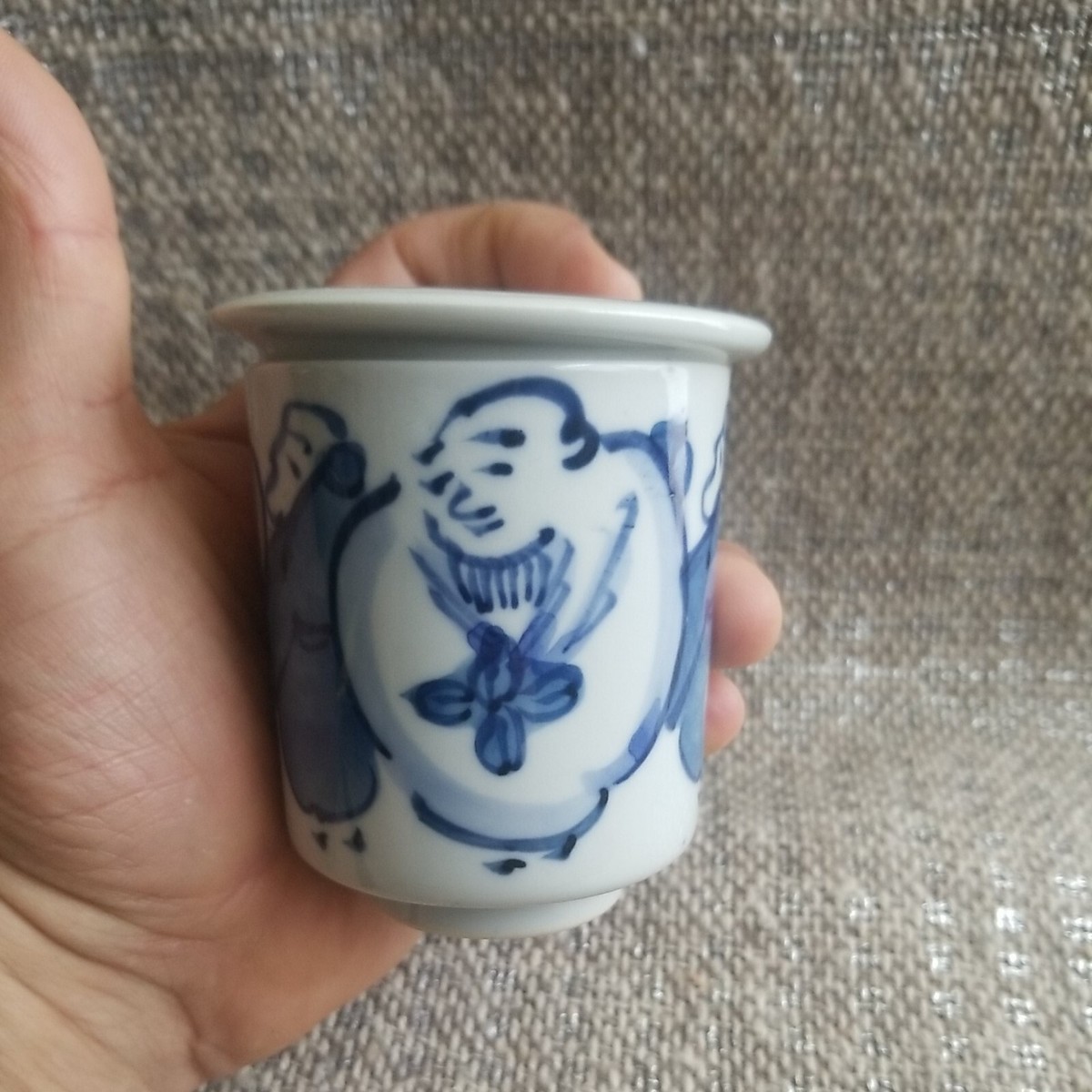 茶 KOU 18C Chinese Blue & White Porcelain Tea Wine Cup with lid | eBay
