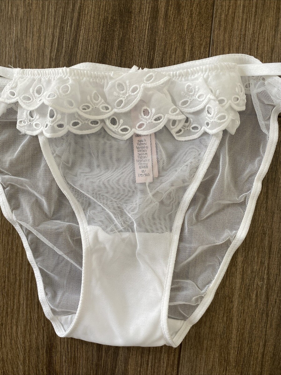 ビキニ AGNEL Queen Bikini Panties White Victoria's Secret Panties String Bikini Panty Dream Angels