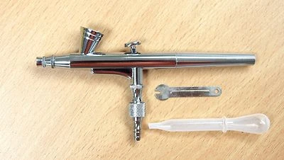 0.2mm/2cc Dual Action Air Brush Gravity Feed Kit Set