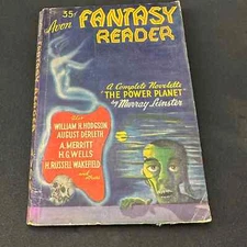Avon Fantasy Reader 1st Issue February 1947 "The Power Plant" Leinster USA Book