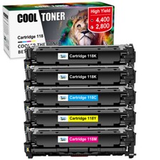 Canon 118 Toner Cartridge for Color ImageCLASS MF8580CDW MF8380CDW MF726CDW LOT