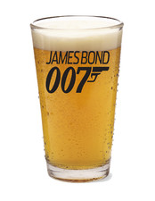 James Bond 007 - 16oz Pint Beer Glass Liquor Seltzer Iced Coffee Soda Glassware