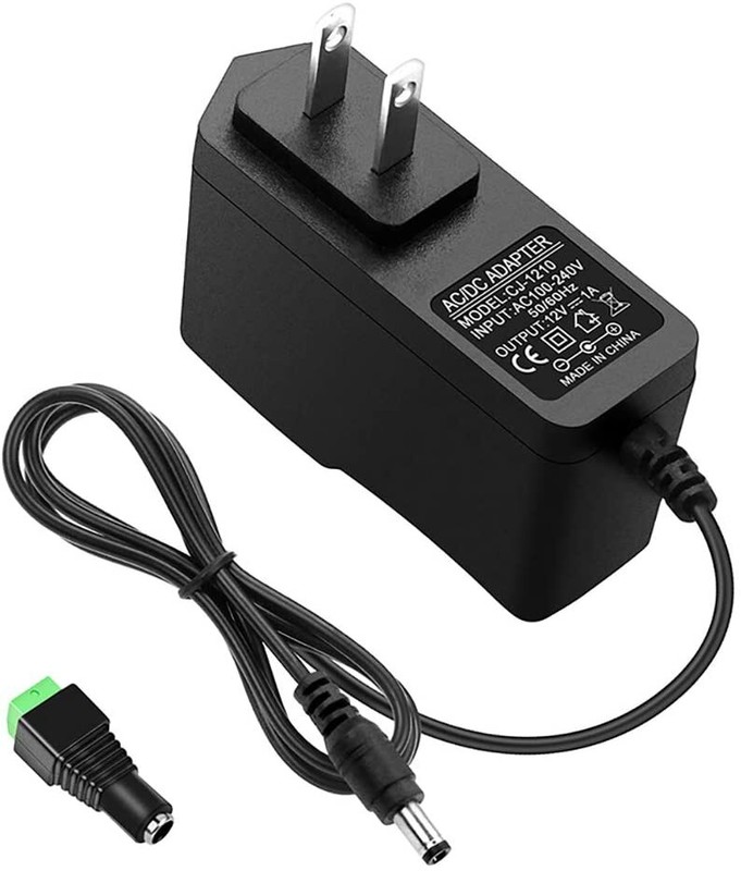 100X AC DC 12V 1A 1 Amp Power Supply + Adapter Transformer 5028 LED Stripe CCTV