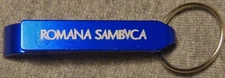 Romana Sambuca - Key Chain - Bottle Opener...Metal....NEW