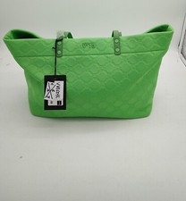 V 73 Borsa Bag Donna Woman Verde In Neoprene VVE001L