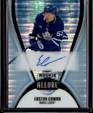 2026 Upper Deck Allure Easton Cowan #AR-EC Blue Line Auto 11/35