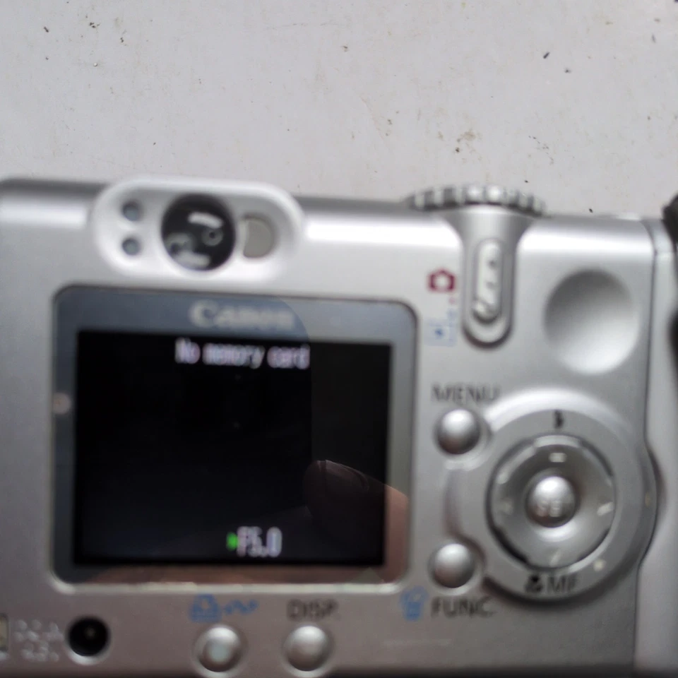 Canon PowerShot A75 3.2MP Digital Camera Silver Works 3x Zoom no card - Image 3 of 4