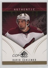 2009 SP Game Used Edition Authentic Rookies Gold 18/50 David Schlemko #171 a2f