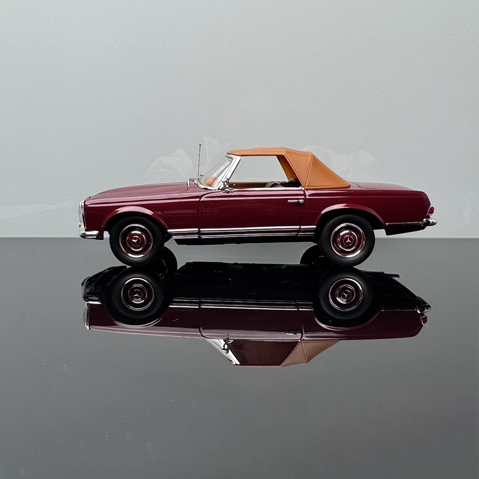 Mercedes Benz 230SL 1963 convertible NOREV 1:18 modelo de coche de aleación de colección Foto 4 de 4