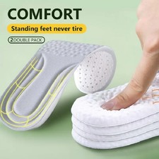 1Pair Sport Insoles for Shoes Memory Foam Sole Cushion Running Shock-Absorbant B