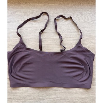 Abercrombie & Fitch brown seamless sports bra