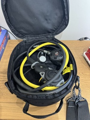 Aqualung Mikron Reiseregler Set (Doppelanzeige) in Mares Reisetasche