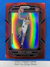 2023 #148 Ashley Joens WNBA Panini Prizm Basketball Red Prizm 058/199 Aces RC