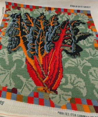 Vintage Ehrman Tapestry Kaffe Fassett Chilli Peppers 1989 Completed
