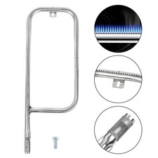 For Weber Q200 Q220 Q2000 Q2200 Gas Grill Tube Burner W/ Screw Parts Replacement
