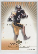 2002 Upper Deck Graded Making the Grade Gold 23/75 Antwaan Randle El #114 0a1
