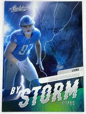 2022 Absolute Aidan Hutchinson By Storm Green Spectrum /25 Detroit Lions Rookie
