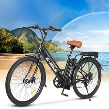 Electric Bike 500W Electric Bicycle 36V 10AH 26" Black Mountain e bike Adult