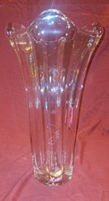 Vase Monumental Art Vannes France - Cristal Massif 34cm (4,4kg)