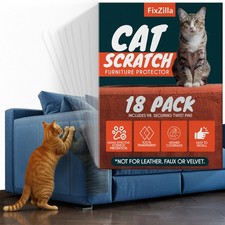 Anti Cat Scratch Furniture Protector 18-Pack Heavy-Duty Scratching Deterrent