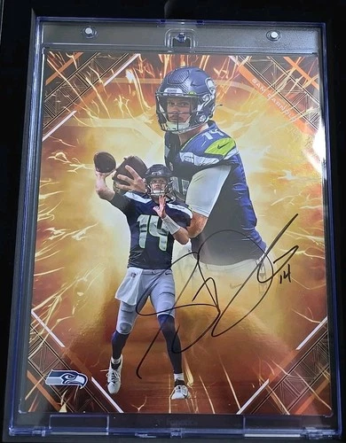 SAM DARNOLD Signed Auto 2025 Under Wraps Emanate Orange /25