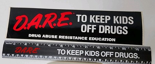 Mercancía Dare años 90, regla, pegatina Bumber, hoja de pegatinas - Imagen 3 de 3