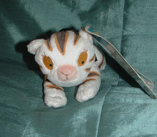 LITTLE PRINCESS SMALL  8" PUSS CAT PLUSH BEANIE TOY TONY ROSS BORN TO PLAY TAG