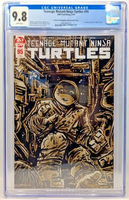 Teenage Mutant Ninja Turtles 95 Cgc 9.8 Second Printing Eastman Variant Ltd 750
