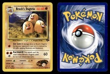 Brock's Dugtrio 22/132 Unlimited Rare Gym Challenge Pokemon Card