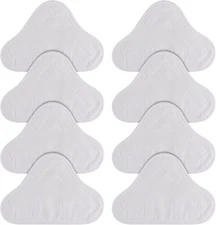 "8 Pack Replacement Pads Compatible with H2O H20 Steam Mop X5 - Washable& Reusab