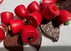 VTG Midcentury Wood & Celluloid Unsigned Miriam Haskell Necklace Needs New Clasp