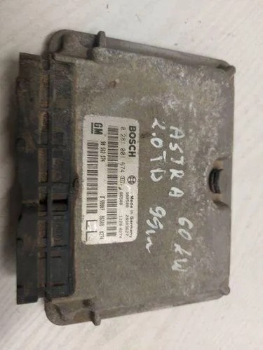 OPEL ASTRA G Sedan F69 Motorsteuergerät ECU 28SA3627 0281001674 24415516