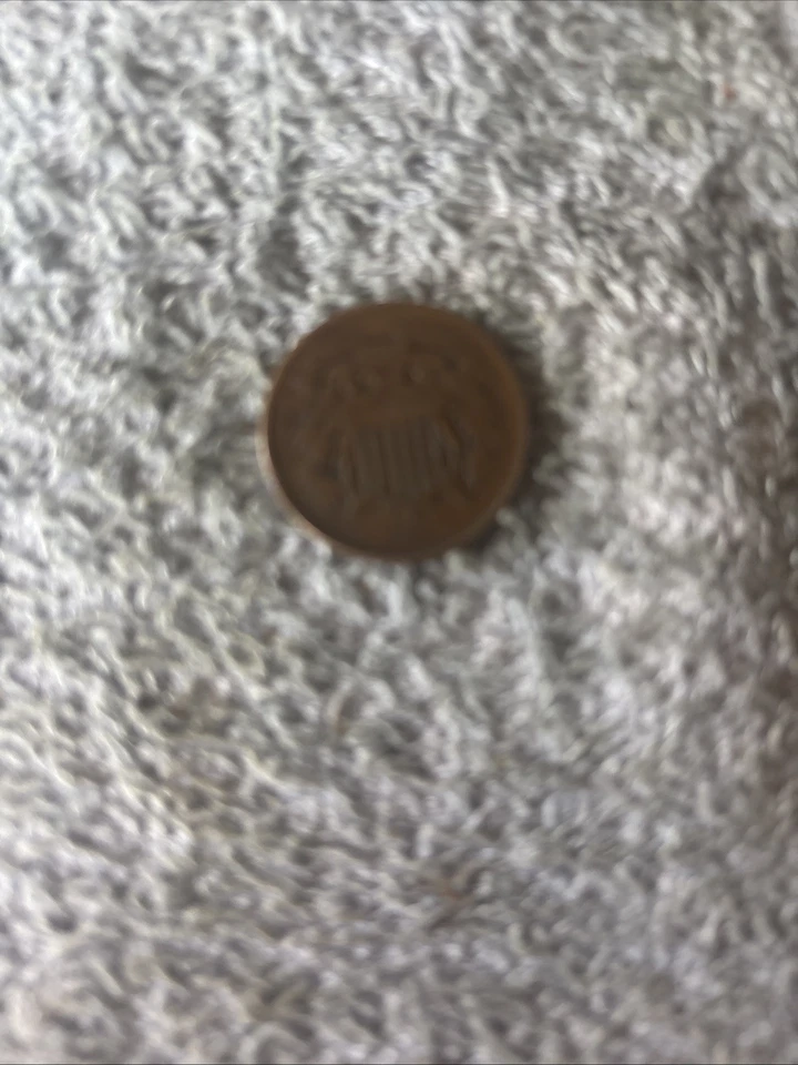 1864 2 Cent Piece Rare Coin United States - Image 2 of 2