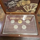 Swindler’s Gold Nickel collection In Wooden Case