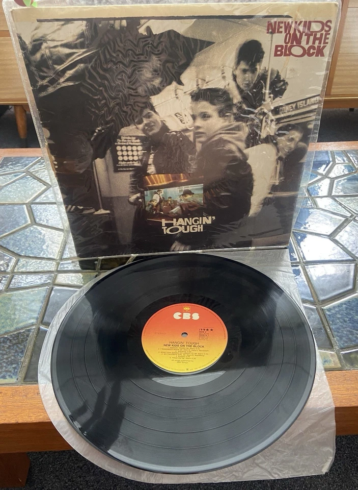 NEW KIDS ON THE BLOCK HANGIN’ TOUGH 1988 Vintage Vinyl Lp Record Album - Image 2 of 4