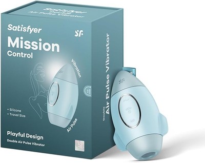 Mission Control | Double Air Pulse Vibrator | 2in1 Sex-Spielzeug Druckwellen