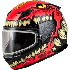 GMax Youth GM-49Y Drax Snow Helmet - Red - Medium F2499371