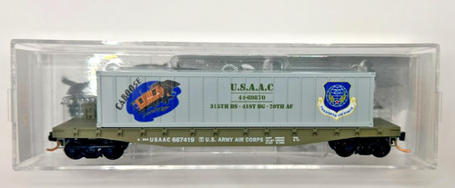 MTL Micro-Trains 04500504 45504 USAAC 667419 con contenedor "Caboose" | Zustand: New