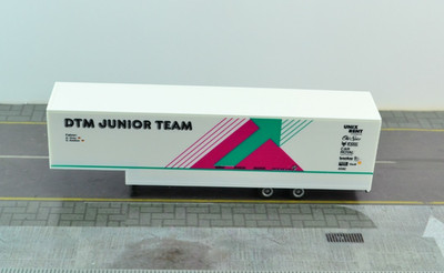Herpa Motor Sport DTM Junior Team Car Trailer for Tractor Trucks 1:87 HO (HO670)