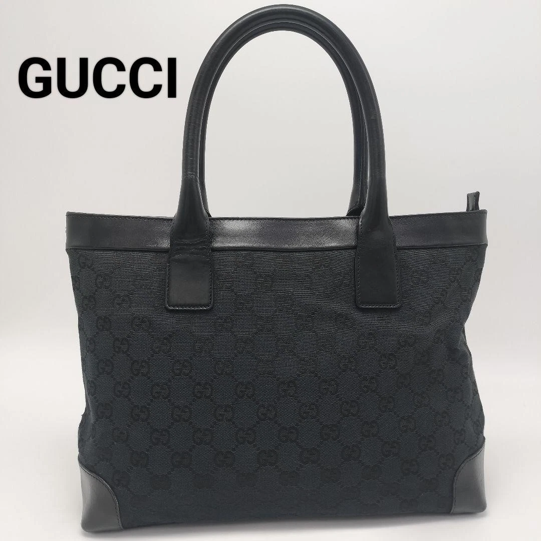 Sac fourre tout Gucci noir motif Gg sac à main créateur sac à main luxe accessoire de mode