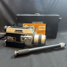 MINT Canon Auto Zoom 814 Super8 8mm Film Movie Camera Case,Manual/Pod TESTED