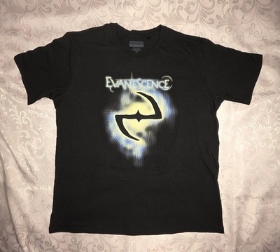 Brand New Evanescence Classic Logo Tshirt Adult 2XL XXL Band Music Amy Lee
