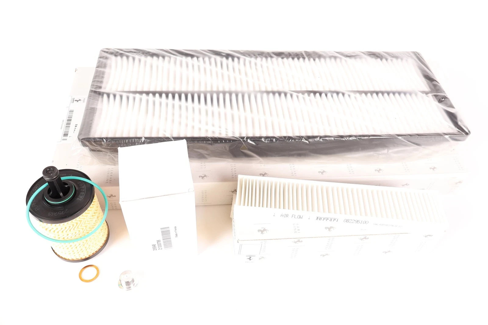 Ferrari F8 Oil filters Set