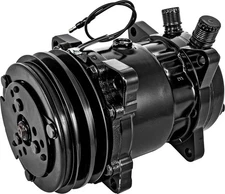 JEGS 51808 Air Conditioner Compressor Double Groove V-Belt Pulley Sanden SD508 S