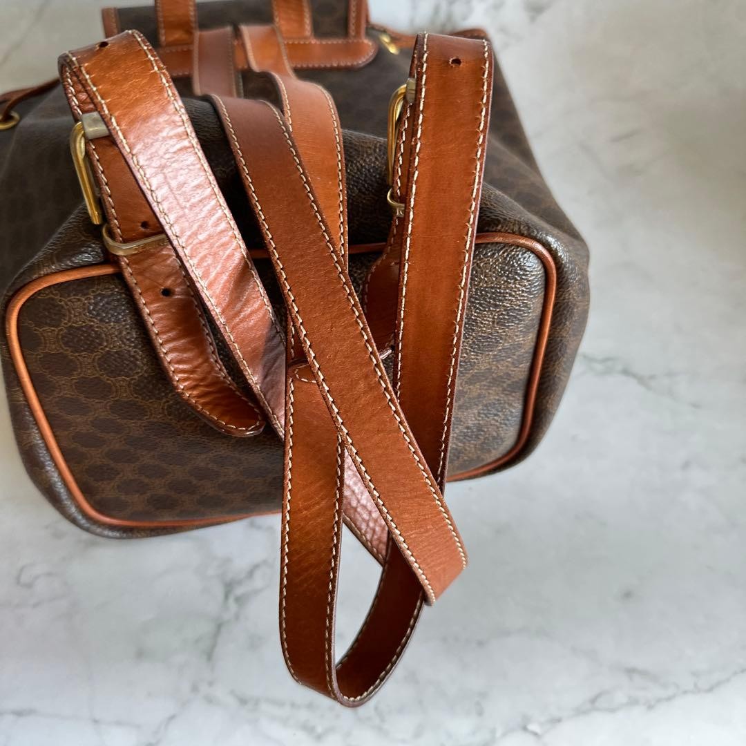 CELINE Macadam pattern mini backpack 90's vintage… - image 15