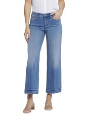 Nydj Teresa Rivierasky Wide Leg Jean Women's Blue 12
