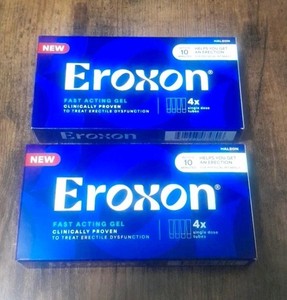 2 Boxes of Eroxon StimGel Fast Acting Gel. 8 Single Dose Tubes EXP: 2026-10-22