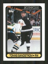 Tomas Sandstrom 1990-91 Topps #301 Los Angeles Kings 41142